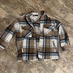 Zara Plaid Shacket